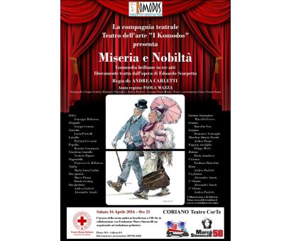 Miseria e nobiltà in scena per l'ambulanza #12-58 Miseria e nobiltà in scena per l'ambulanza #12-58